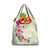 Hawaiian Hibiscus and Art Polynesian Tattoo Grocery Bag Beige Color