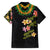 Hawaiian Lei Plumeria and Tropical Leaves Hawaiian Shirt Watercolor Style