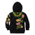 Hawaiian Lei Plumeria and Tropical Leaves Kid Hoodie Watercolor Style