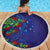 Matariki New Zealand Maori and Pohutukawa Beach Blanket Galaxy Blue Sky Style