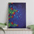 Matariki New Zealand Maori and Pohutukawa Canvas Wall Art Galaxy Blue Sky Style
