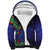 Matariki New Zealand Maori and Pohutukawa Sherpa Hoodie Galaxy Blue Sky Style