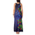 Matariki New Zealand Maori and Pohutukawa Tank Maxi Dress Galaxy Blue Sky Style