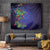 Matariki New Zealand Maori and Pohutukawa Tapestry Galaxy Blue Sky Style