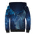 Matariki New Zealand Maori Silver Fern Sherpa Hoodie Galaxy Blue Sky Style