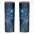 Matariki New Zealand Maori Silver Fern Skinny Tumbler Galaxy Blue Sky Style
