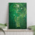 Matariki New Zealand Maori Silver Fern Canvas Wall Art Galaxy Green Sky Style