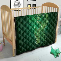 Matariki New Zealand Maori Silver Fern Quilt Galaxy Green Sky Style