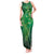Matariki New Zealand Maori Silver Fern Tank Maxi Dress Galaxy Green Sky Style
