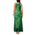 Matariki New Zealand Maori Silver Fern Tank Maxi Dress Galaxy Green Sky Style