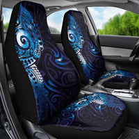 Matariki New Zealand Maori Koru Art Tattoo Car Seat Cover New Year Galaxy Blue Sky Style LT03 - Polynesian Pride