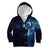 Matariki New Zealand Maori Koru Art Tattoo Kid Hoodie New Year Galaxy Blue Sky Style