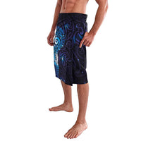 Matariki New Zealand Maori Koru Art Tattoo Lavalava New Year Galaxy Blue Sky Style