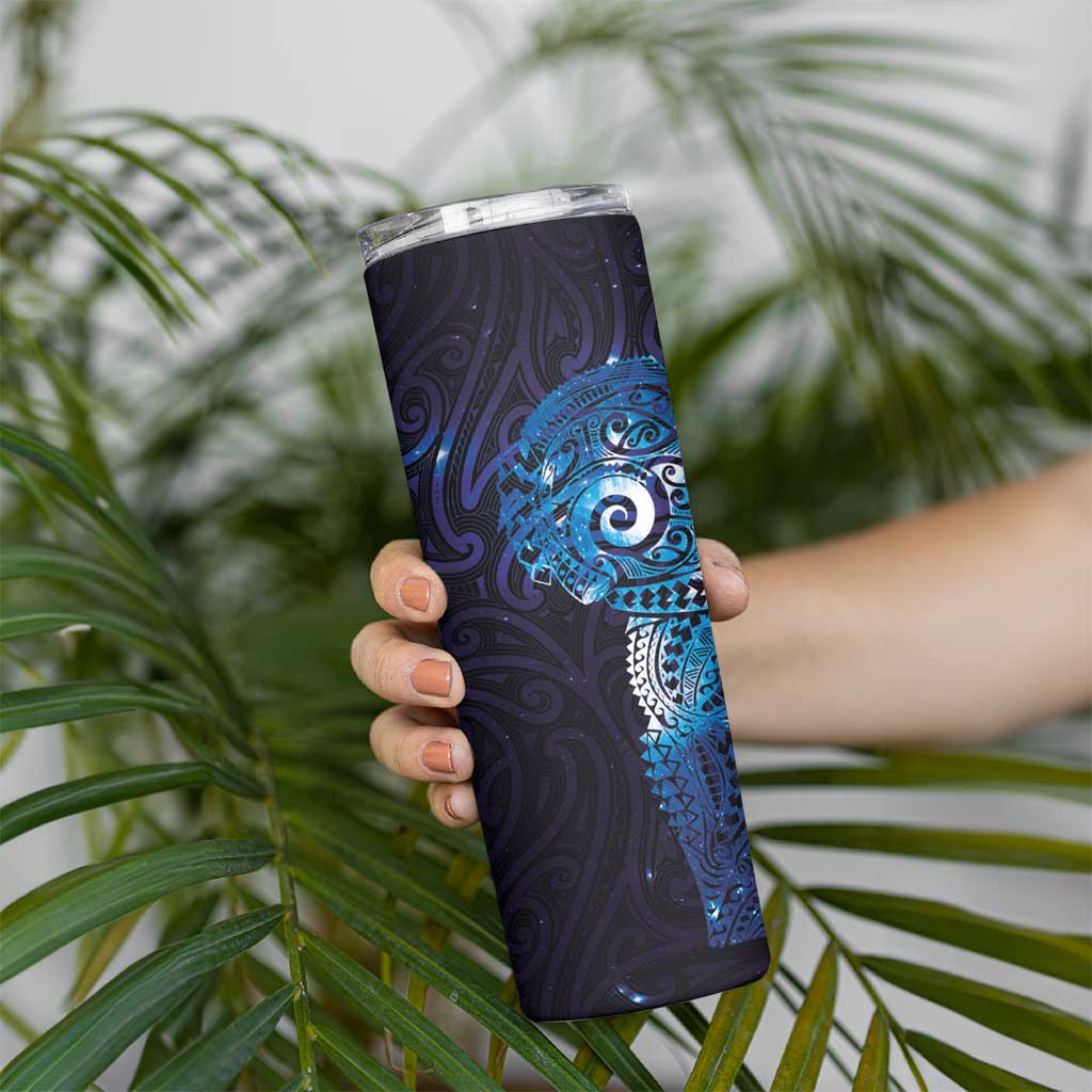 Matariki New Zealand Maori Koru Art Tattoo Skinny Tumbler New Year Galaxy Blue Sky Style LT03 - Polynesian Pride