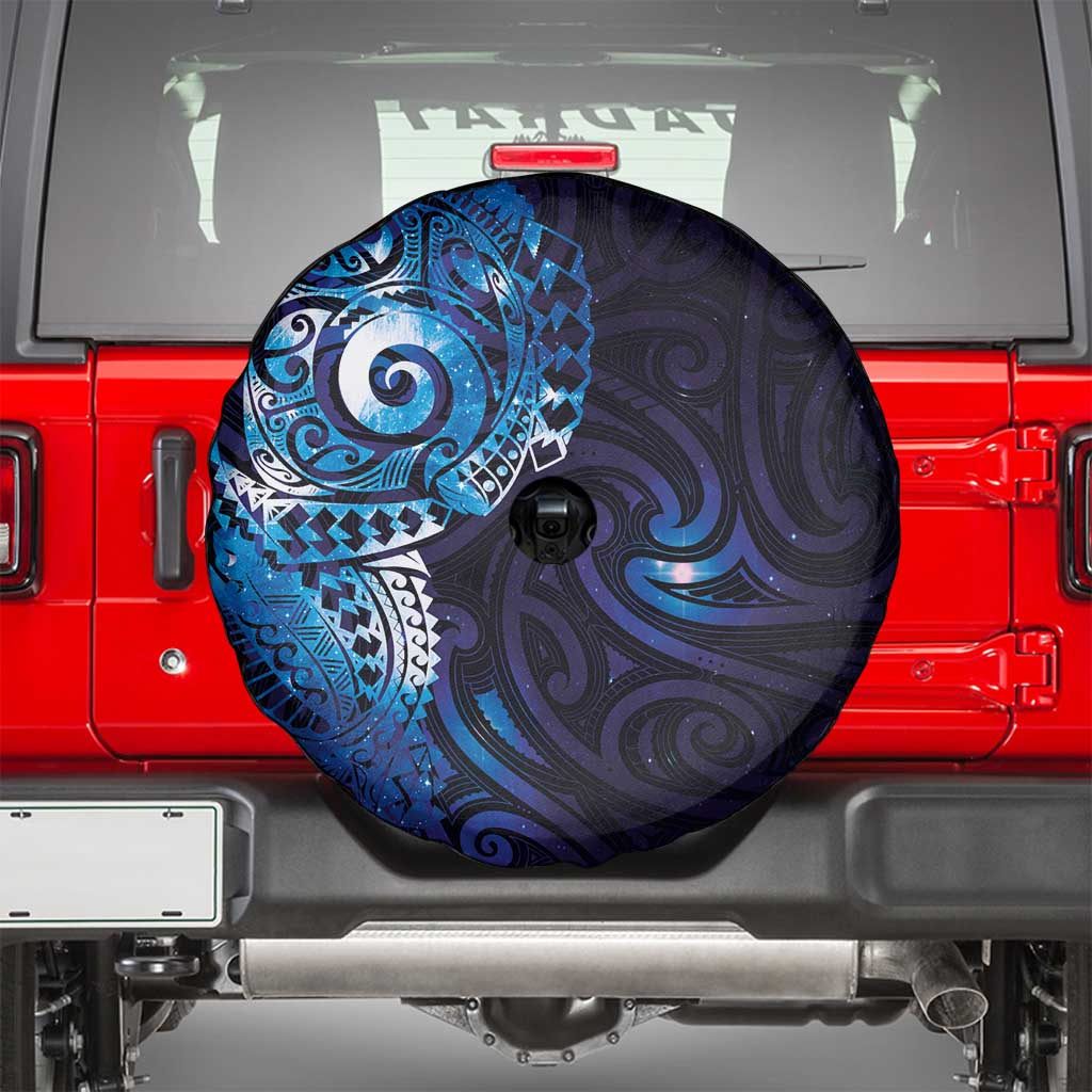 Matariki New Zealand Maori Koru Art Tattoo Spare Tire Cover New Year Galaxy Blue Sky Style LT03 - Polynesian Pride