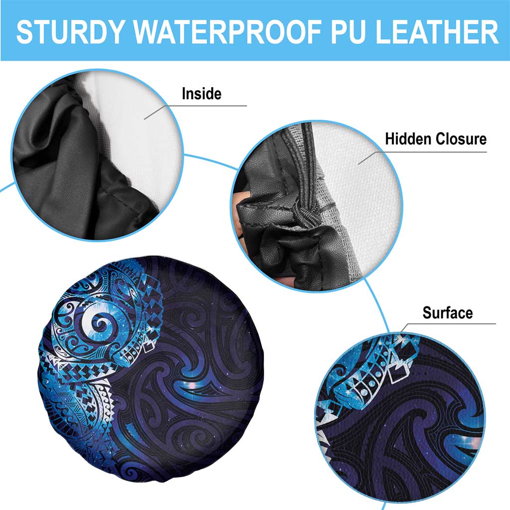Matariki New Zealand Maori Koru Art Tattoo Spare Tire Cover New Year Galaxy Blue Sky Style LT03 - Polynesian Pride