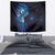 Matariki New Zealand Maori Koru Art Tattoo Tapestry New Year Galaxy Blue Sky Style