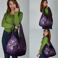 Matariki New Zealand Maori Koru Art Tattoo Grocery Bag New Year Galaxy Purple Sky Style LT03 - Polynesian Pride