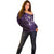 Matariki New Zealand Maori Koru Art Tattoo Off Shoulder Sweater New Year Galaxy Purple Sky Style