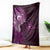 Matariki New Zealand Maori Koru Art Tattoo Blanket New Year Galaxy Pink Sky Style