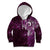 Matariki New Zealand Maori Koru Art Tattoo Kid Hoodie New Year Galaxy Pink Sky Style