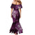 Matariki New Zealand Maori Koru Art Tattoo Mermaid Dress New Year Galaxy Pink Sky Style