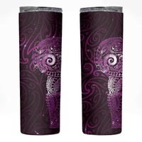 Matariki New Zealand Maori Koru Art Tattoo Skinny Tumbler New Year Galaxy Pink Sky Style LT03 Pink - Polynesian Pride