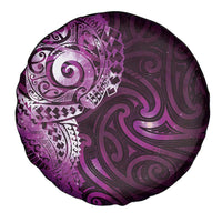 Matariki New Zealand Maori Koru Art Tattoo Spare Tire Cover New Year Galaxy Pink Sky Style LT03 - Polynesian Pride