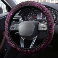 Matariki New Zealand Maori Koru Art Tattoo Steering Wheel Cover New Year Galaxy Pink Sky Style LT03 - Polynesian Pride