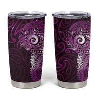 Matariki New Zealand Maori Koru Art Tattoo Tumbler Cup New Year Galaxy Pink Sky Style LT03 Pink - Polynesian Pride