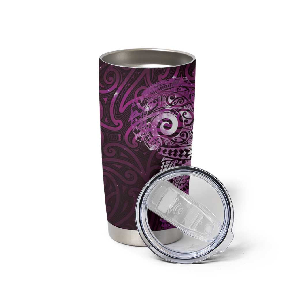 Matariki New Zealand Maori Koru Art Tattoo Tumbler Cup New Year Galaxy Pink Sky Style LT03 - Polynesian Pride