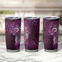 Matariki New Zealand Maori Koru Art Tattoo Tumbler Cup New Year Galaxy Pink Sky Style LT03 - Polynesian Pride