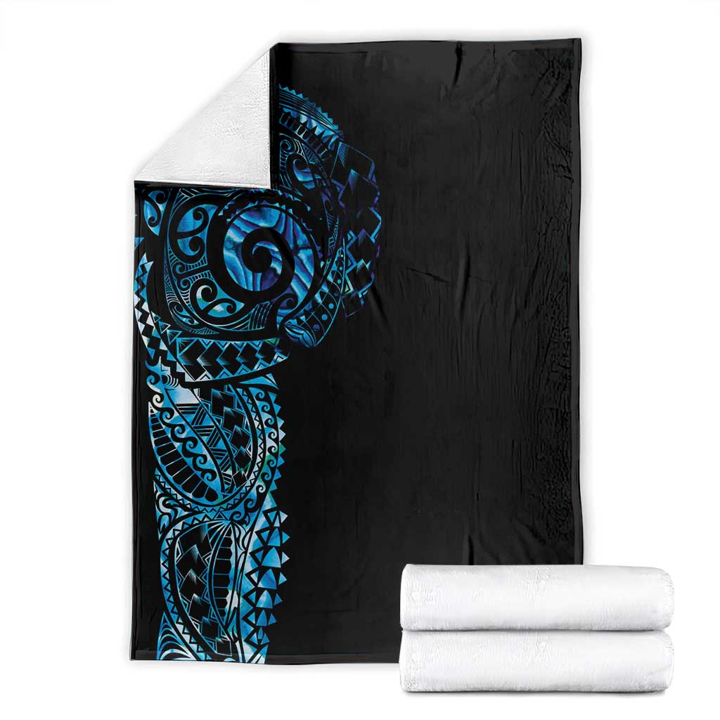 New Zealand Maori Koru Art Traditional Tattoo Blanket Paua Shell LT03 - Polynesian Pride