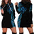 New Zealand Maori Koru Art Traditional Tattoo Hoodie Dress Paua Shell