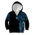 New Zealand Maori Koru Art Traditional Tattoo Kid Hoodie Paua Shell