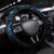 New Zealand Maori Koru Art Traditional Tattoo Steering Wheel Cover Paua Shell