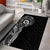 New Zealand Maori Koru Art Traditional Tattoo Area Rug Simple Style