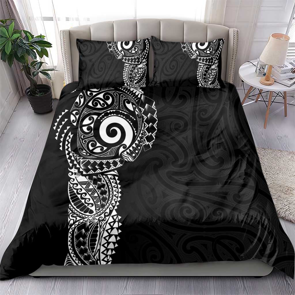 New Zealand Maori Koru Art Traditional Tattoo Bedding Set Simple Style LT03 - Polynesian Pride