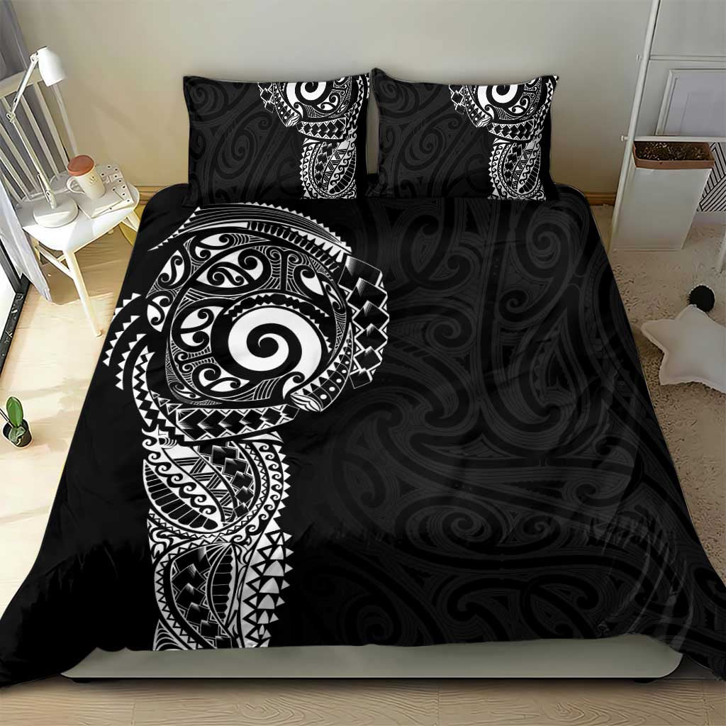 New Zealand Maori Koru Art Traditional Tattoo Bedding Set Simple Style LT03 - Polynesian Pride