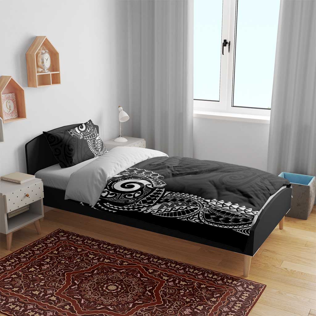 New Zealand Maori Koru Art Traditional Tattoo Bedding Set Simple Style LT03 - Polynesian Pride