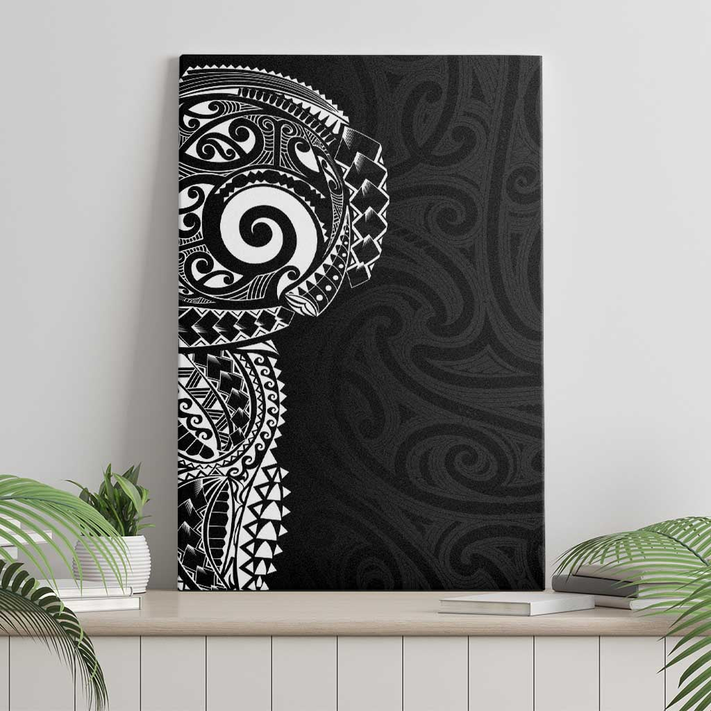 New Zealand Maori Koru Art Traditional Tattoo Canvas Wall Art Simple Style LT03 - Polynesian Pride