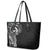 New Zealand Maori Koru Art Traditional Tattoo Leather Tote Bag Simple Style