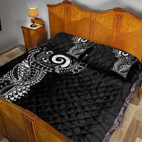 New Zealand Maori Koru Art Traditional Tattoo Quilt Bed Set Simple Style LT03 - Polynesian Pride