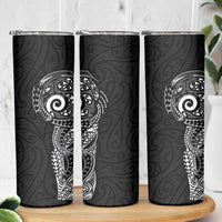 New Zealand Maori Koru Art Traditional Tattoo Skinny Tumbler Simple Style LT03 - Polynesian Pride
