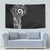 New Zealand Maori Koru Art Traditional Tattoo Tapestry Simple Style