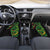 New Zealand Koru Plants and Pohutukawa Car Mats Maori Tattoo Pattern