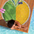 Cook Islands Language Week Beach Blanket Tatau Pattern and Rarotongan Alphabet - Polynesian Pride