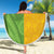 Cook Islands Language Week Beach Blanket Tatau Pattern and Rarotongan Alphabet - Polynesian Pride