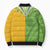 Cook Islands Language Week Bomber Puffer Jacket Tatau Pattern and Rarotongan Alphabet - Polynesian Pride