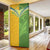 Cook Islands Language Week Door Cover Tatau Pattern and Rarotongan Alphabet - Polynesian Pride